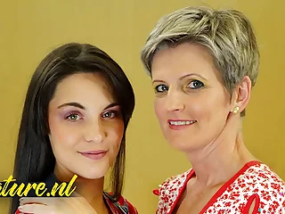 Mature Lady Has a Sexdate with a Hot Lesbian Babe