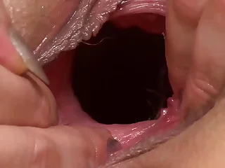 oiled grandma gets rough fist fucked
